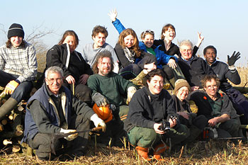 The team in La Brenne